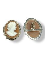 Earrings Mandile 1922 Woman Cammei antichi in Silver Conchiglia 2MORCM21 - 2MORCM21